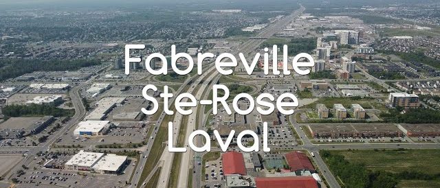 Fabreville, Ste-Rose, Laval, Le Québec à Vol de Drone, Canada, 4K